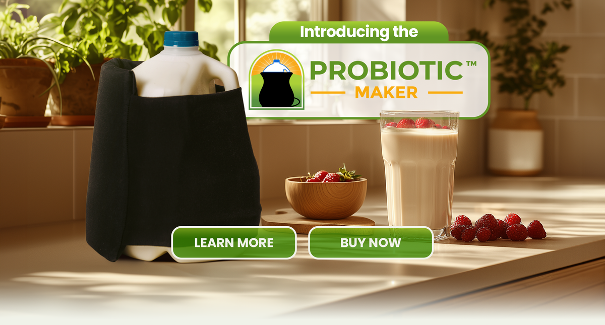 Make the freshest fastest-acting probiotic yogurt/kefir in the bottle ...